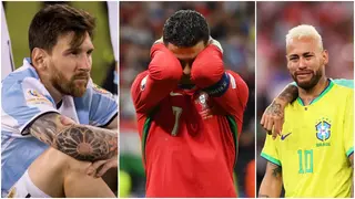Messi, Neymar and Others Who Cried on the Pitch After Ronaldo Against Slovenia at Euro 2024