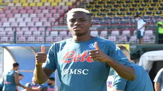 Jubilation as Napoli confirm Super Eagles striker Victor Osimhen has recovered from COVID-19