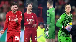 Robertson savagely laughs in Pickford's face as Liverpool bags huge win