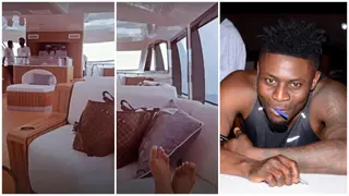 Obafemi Martins: Former Nigerian Star Flashes Interior of His Iguana 31 Expedition Yacht Worth $460k