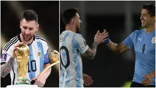 Suarez and Messi Share Affectionate Moment After World Cup Win