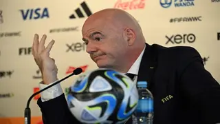 FIFA's Infantino at Cowboys' stadium ahead of World Cup final decision
