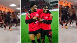 Bayer Leverkusen Duo Frimpong and Tella Dance to Ghanaian Music After Bundesliga Win: Video