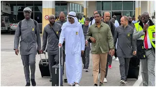 Desperate Samuel Eto’o, Rigobert Song spotted departing Cameroon en route to Qatar ahead of FIFA World Cup