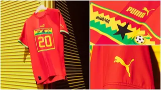 Ghana's away kit for the 2022 FIFA World Cup unveiled, fans unhappy