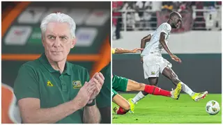 Evidence Makgopa: Hugo Broos Issues Challenge to Bafana Striker Following AFCON 2023 Experience