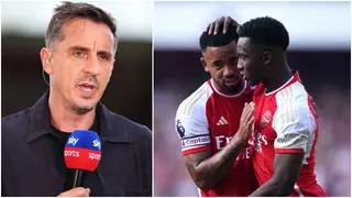 Gary Neville names two Arsenal stars holding the team back