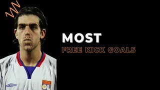 Top 10 footballers with the most free kick goals in the history of the game