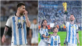 Watch: Lionel Messi sheds tears as Argentina stars get heroic World Cup welcome