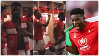 "I'm Unavailable": Awoniyi and Nottingham Forest Teammates Vibe to Davido’s Hit Song, video