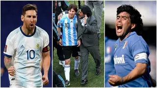 Lionel Messi vs Diego Maradona: Hilarious pre match routine in honour of two legends spotted