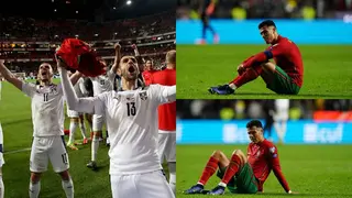 Cristiano Ronaldo Reduced to Tears As Portugal Risk Missing Out on 2022 World Cup Spot After Serbia Defeat