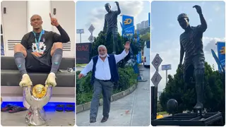 Jubilation as Statue of Nigerian Footballer Unveiled in Top European Country