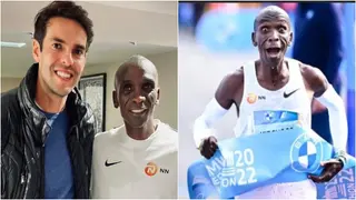 2007 Ballon d'Or Winner Kaka Sends Brilliant Message to Eliud Kipchoge After Marathon Heroics