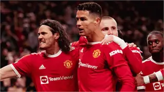 Ronaldo Involved in Halftime Spat with Man United Teammates while Going 2goals behind against Atalanta in UCL