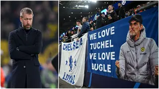 Chelsea fans unveil Thomas Tuchel banner as Graham Potter suffers another loss