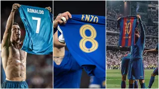 Messi, Ronaldo and Other Players Who Held Shirts to Celebrate After Enzo Fernandez