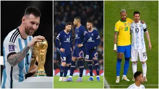 Neymar sends congratulatory message to Messi and snubs Mbappe