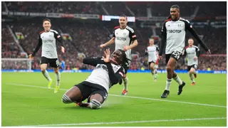 Calvin Bassey: Super Eagles Star Scores His First EPL Goal for Fulham Against Manchester United at Old Trafford, Video