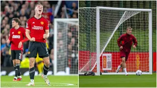 Rasmus Hojlund sparks reactions after scoring outrageous backheel goal in training