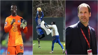Edouard Mendy sends Petr Cech heartfelt message after Chelsea legend confirmed his exit from club