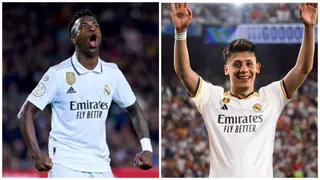 Vinicius Junior celebrates Arda Guler's signing with a cheeky dig at Barcelona