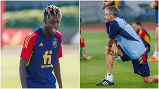 Spain manager Luis Enrique rubbishes reports that he invited Nico Williams to end his Ghana dream