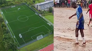 Liverpool Star Sadio Mané Promises to Build Astroturf in Six Months in Bambali After Playing on Muddy Pitch