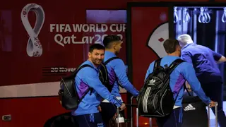 Indian drums, Argentina fans greet Messi's arrival for World Cup