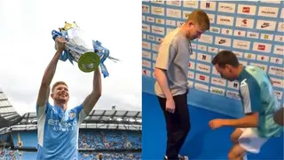 Freestyler nutmegs Man City star Kevin de Bruyne as amazing video emerges