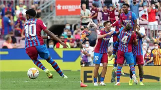 Barcelona's New No.10 Ansu Fati Scores Just Nine Minutes Into Barcelona Return After 10 Months out Injured