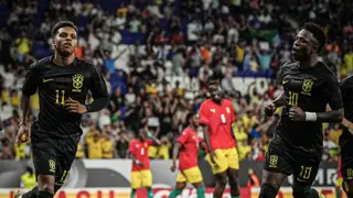 Video: Rodrygo dazzles in all black Brazil outfit, nets stunning goal