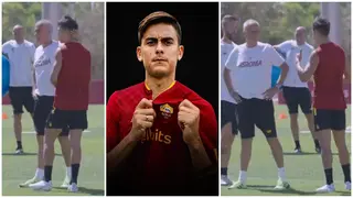 Footage of Jose Mourinho and Dybala sharing good working relationship less than 24 hours he joined the club emerges