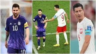 World Cup 2022: Watch Lionel Messi Snub Robert Lewandowski’s Apology