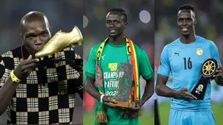 Sadio Mane named AFCON best player as Mendy and Aboubakar win top individual honours