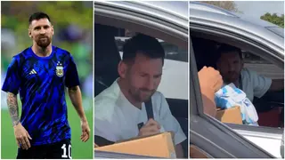 Lionel Messi: Inter Miami Star Signs Argentina Shirt for Fan While Stuck in Traffic