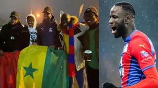 Lovely moment as AFCON winner meets Senegal fans after Crystal Palace FA Cup win