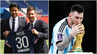 El presidente del Paris Saint-Germain responde a Lionel Messi por el reconocimiento del Mundial