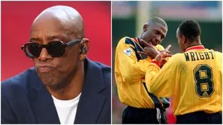 Ian Wright fights back tears on live TV while paying tribute to Arsenal legend