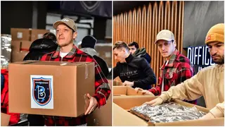 In Photos: Heartwarming Moments As Mesut Ozil Donates to Turkey Syria Earthquake Victims