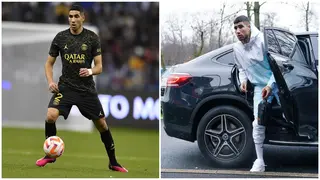 Morocco's World Cup star Hakimi reacts to Saudi experience after PSG visit