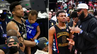 Giannis Antetokounmpo and Bronny James Celebrate Father’s Day on Social Media