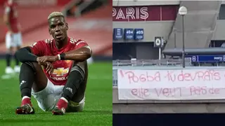 Paul Pogba: PSG Fans Make Feelings About Known with Huge Banner Outside Stadium