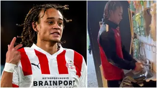 Video shows how PSV players punish ex-Barcelona youngster Xavi Simons to keep him grounded