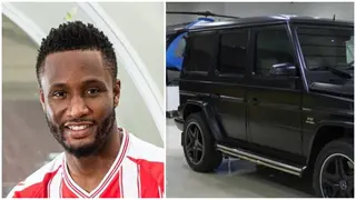 Mikel John Obi leaves fans gushing as he steps out in his expensive G Wagon, video