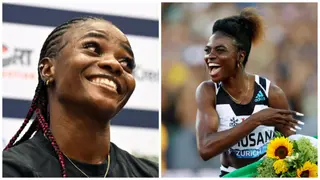 Jubilation As Nigerian Super Athlete Tobi Amusan Wins 4th National Title in Benin