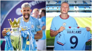 Aguero Endorses Erling Haaland, Warns New Man City Striker Will Take Time to Adapt to ‘Tough’ Premier League