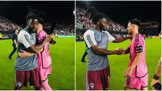 Lionel Messi: Ghanaian Defender Lalas Abubakar Shares Moment With Inter Miami Star During MLS Clash