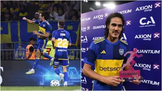 Edinson Cavani proves class is permanent with superb bicycle kick for Boca Juniors