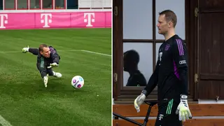 Bayern Munich’s Manuel Neuer Returns to Training After Skiing Accident